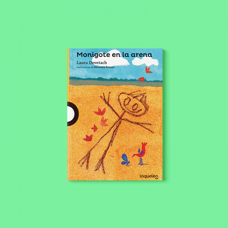 7 monigote en la arena Mockup